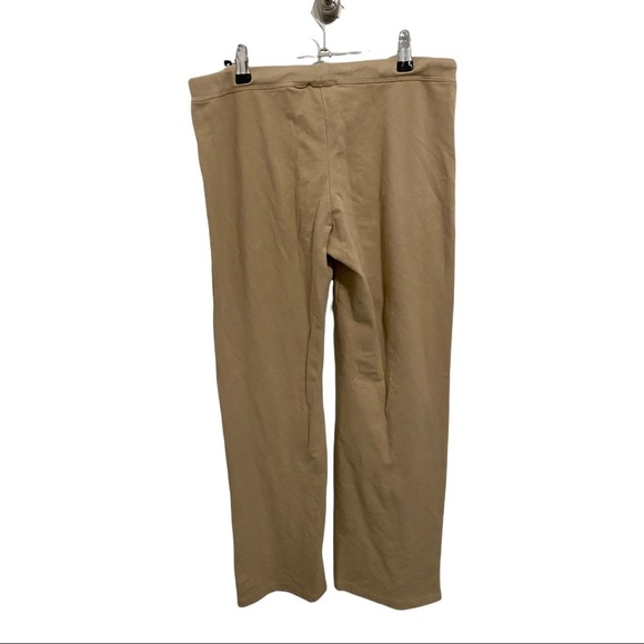 TeeCo Draw String Tan Sweat pants with side buttons on leg - Picture 2 of 7